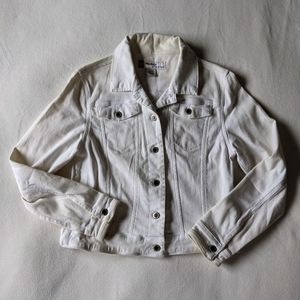 Vintage Y2K White Denim Jacket